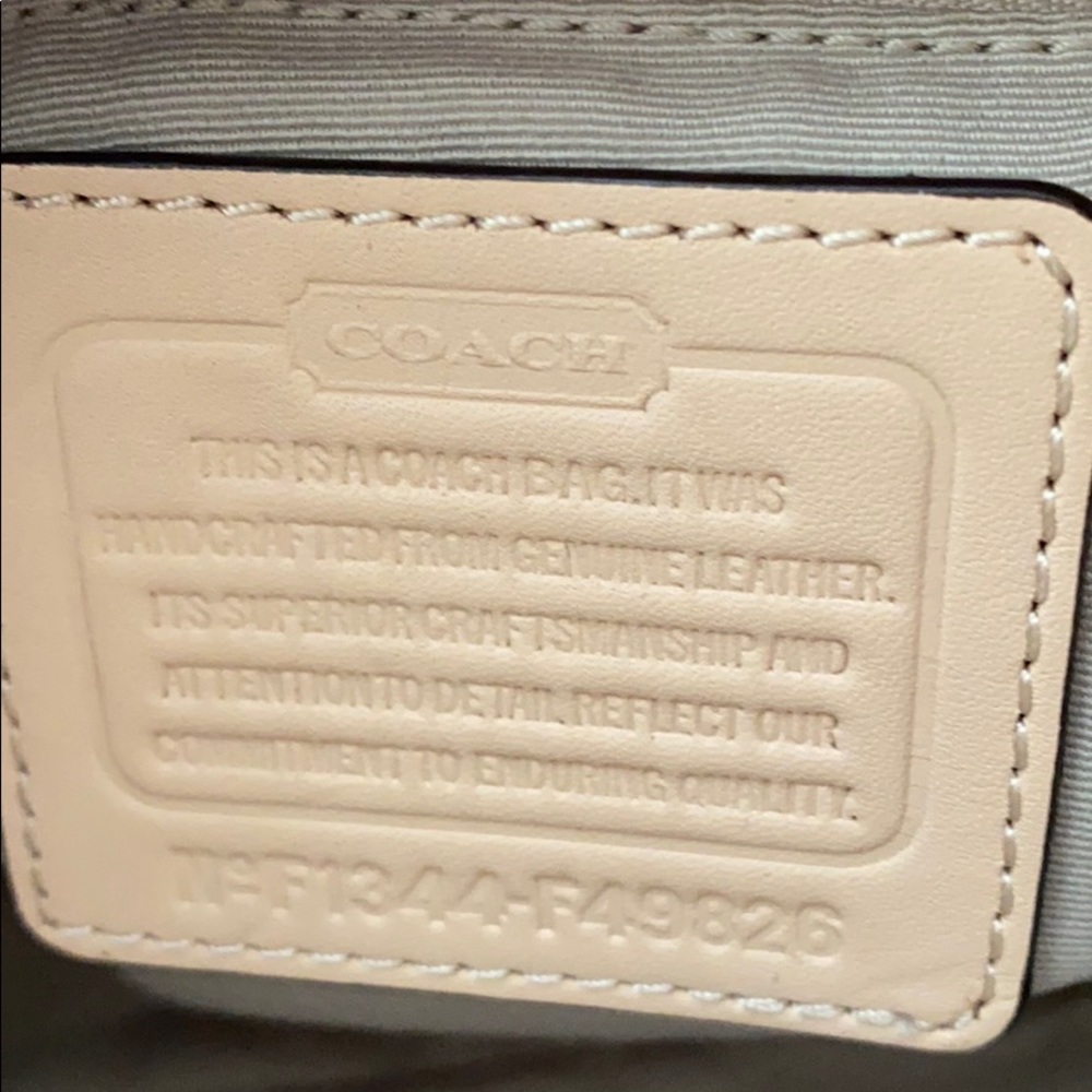 Coach Signature Handbag - Picture 6 of 6
